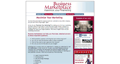 Desktop Screenshot of businessmarketplace.com